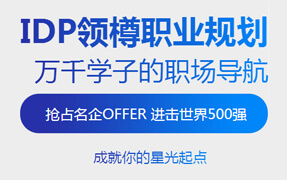 IDP高端职业规划